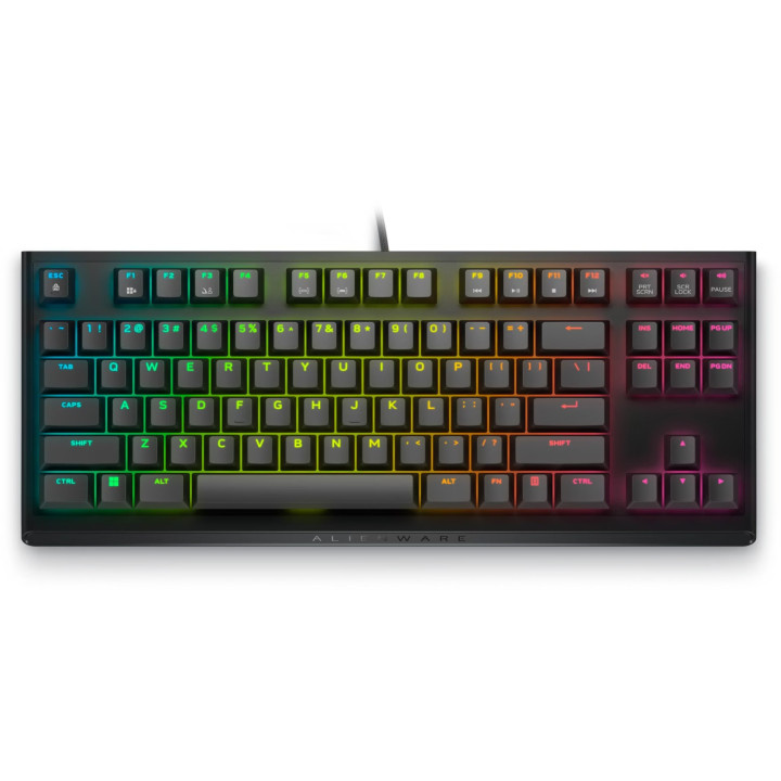 Alienware AW420K Tenkeyless RGB Mechanical Gaming Keyboard | US QWERTY | Cherry MX Red Switches