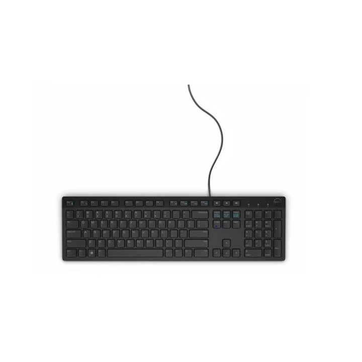 Dell Wired Keyboard - KB216 - US International (QWERTY) - Black - (RTL BOX)