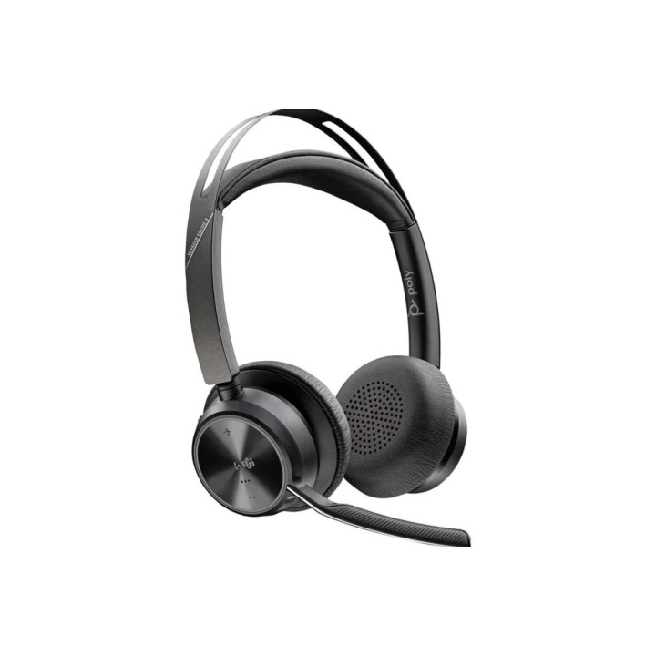 HP Poly Voyager Focus 2 Microsoft Teams Certified USB-C Wireless Headset with Charging Stand