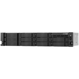 QNAP 8-bay short depth rackmount NAS, Intel Atom C5125 8C 2.8GHz, 8GB RAM,2 x 2.5GbE, 2 x M.2 2280, 2 x PCIe Gen3 x4, 4 x USB 3.
