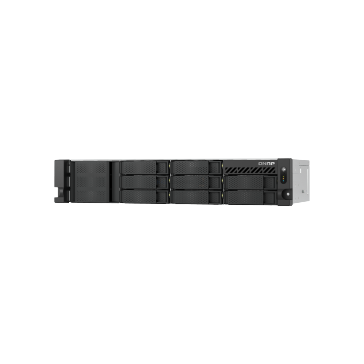QNAP 8-bay short depth rackmount NAS, Intel Atom C5125 8C 2.8GHz, 8GB RAM,2 x 2.5GbE, 2 x M.2 2280, 2 x PCIe Gen3 x4, 4 x USB 3.
