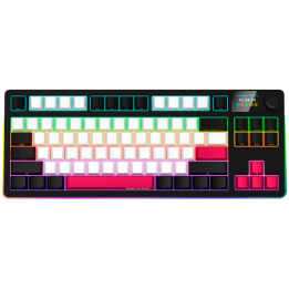 LORGAR KBP70TKLW, Wireless TKL Mechanical Gaming Keyboard Pro, Black/red, EN layout