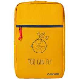CANYON CSZ-03, cabin size backpack for 15.6'' laptop, polyester,yellow