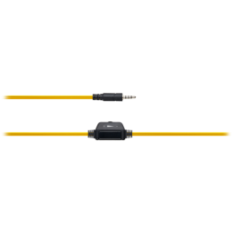 CANYON PC headset HSC-1 PC Mic Flat 2m Black Yellow