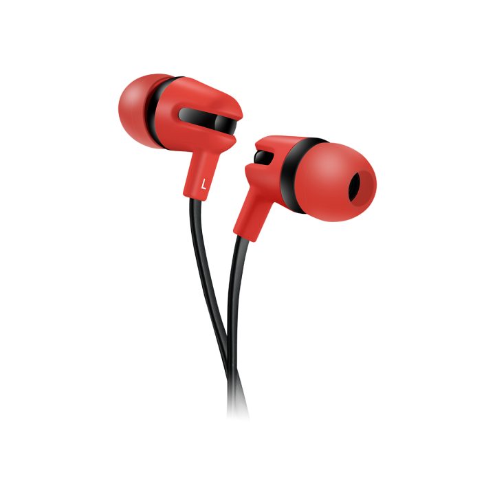 CANYON headphones SEP-4 Mic Flat 1.2m Red