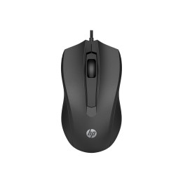HP 100 Wired USB Mouse Black | Optical Mouse | 6VY96AA