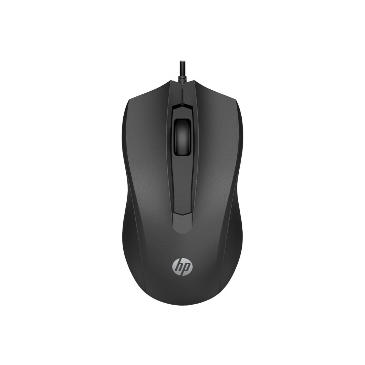 HP 100 Wired USB Mouse Black | Optical Mouse | 6VY96AA