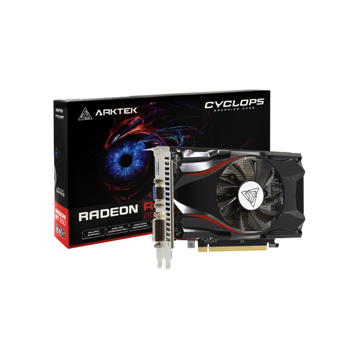 Arktek R7 350 4GB GDDR5 128Bit Full Size Single Fan