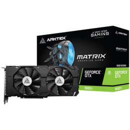 Arktek Geforce GTX1660Ti GDDR6 6GB 192BIT Twin Fans Graphics Card