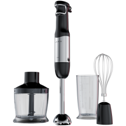 AENO Hand Blender HB2: 1000W, Smooth speed control, LED speed indication, 0.5L Chopper, 0,6L Measuring jar