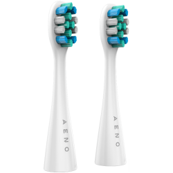 AENO Replacement Toothbrush Heads for DB1S/DB2S, White, 2 pcs