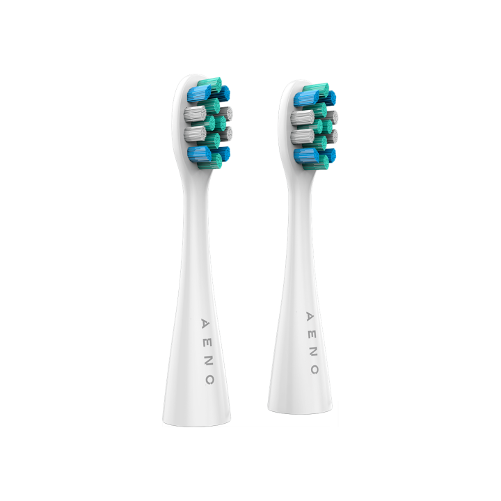 AENO Replacement Toothbrush Heads for DB1S/DB2S, White, 2 pcs