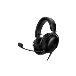 HyperX Cloud III Wired Gaming Headset Black | DTS Headphone:X Spatial Audio | 727A8AA