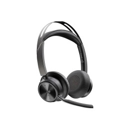 HP Poly Voyager Focus 2 Microsoft Teams Certified USB-C Wireless Headset with Charging Stand
