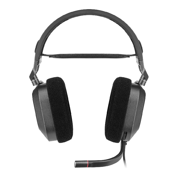 Corsair HS80 RGB USB Wired Over-Ear Gaming Headset — Carbon Black