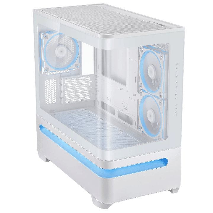 ASUS Prime AP202 ARGB mATX White Chassis