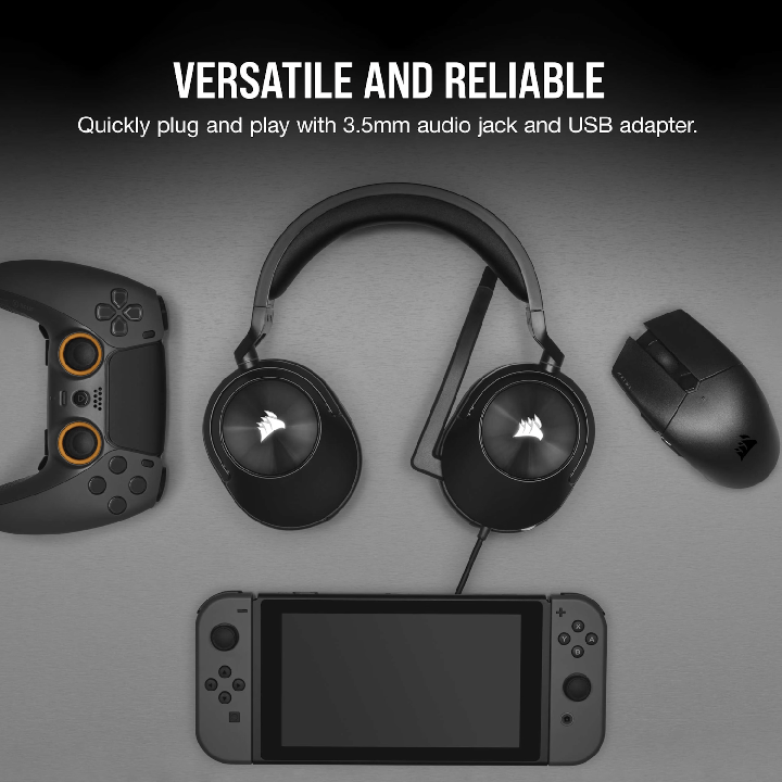 Corsair HS55 Surround Wired Gaming Headset - Carbon Black
