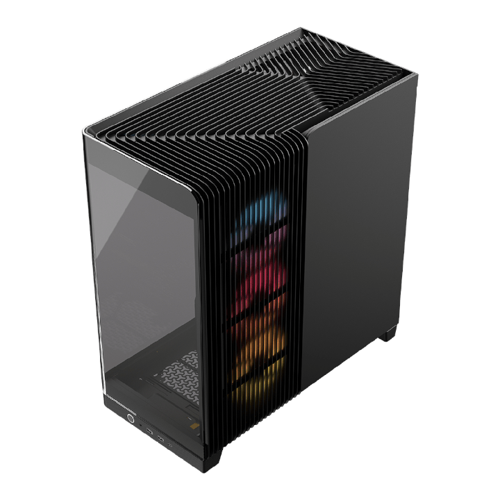 Corsair FRAME 4500X RS-R ARGB Panoramic Glass Mid-Tower PC Case - Black