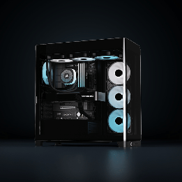 Corsair FRAME 4500X RS-R ARGB Panoramic Glass Mid-Tower PC Case - Black