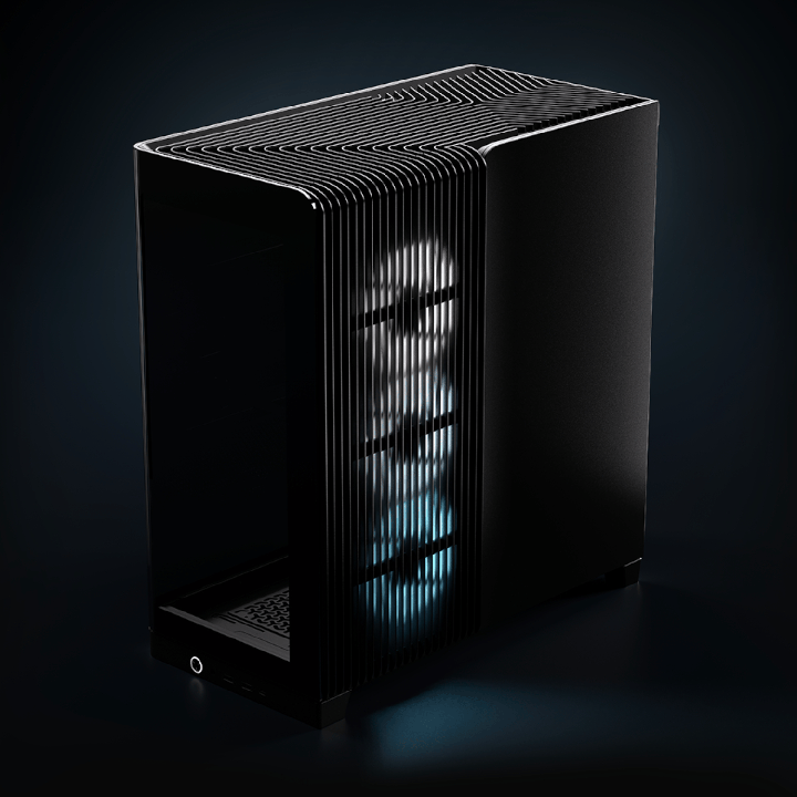 Corsair FRAME 4500X RS-R ARGB Panoramic Glass Mid-Tower PC Case - Black