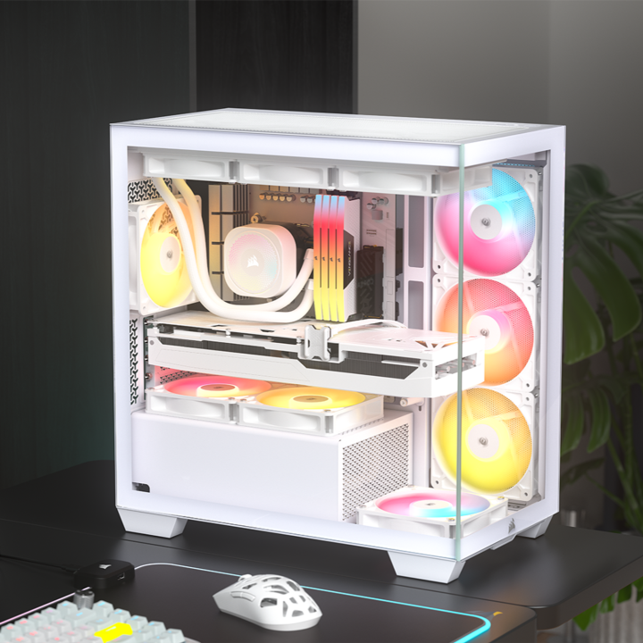 Corsair 2800X RS-R ARGB Micro-ATX PC Case – White
