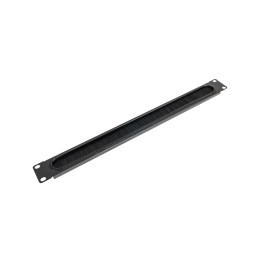 Zone 1U Black Brush Panel