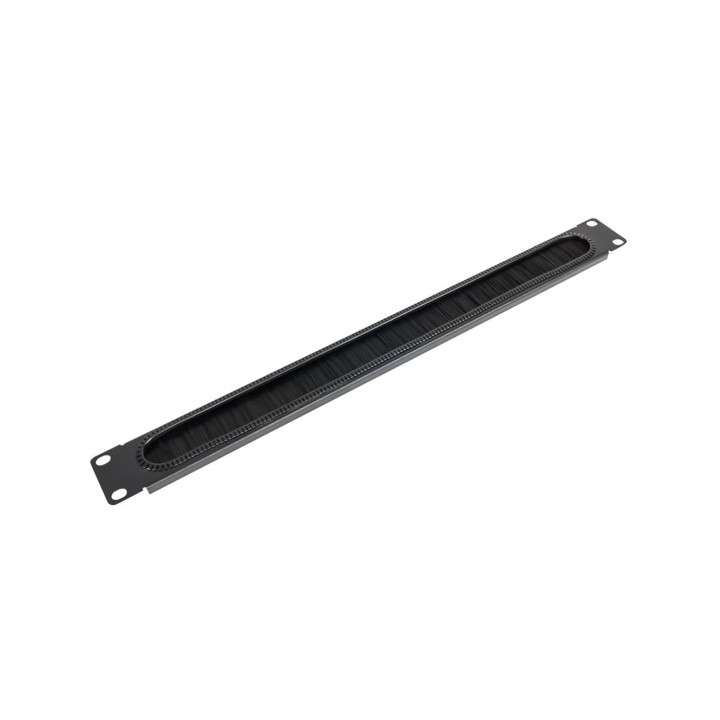 Zone 1U Black Brush Panel