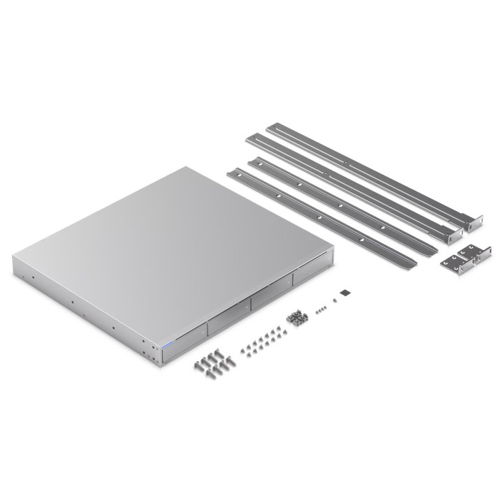 Ubiquiti UNAS-Pro-EU 2U rack-mount NAS with (7) 2.5/3.5" drive bays and 10 Gbps performance designed for large-scale file storag