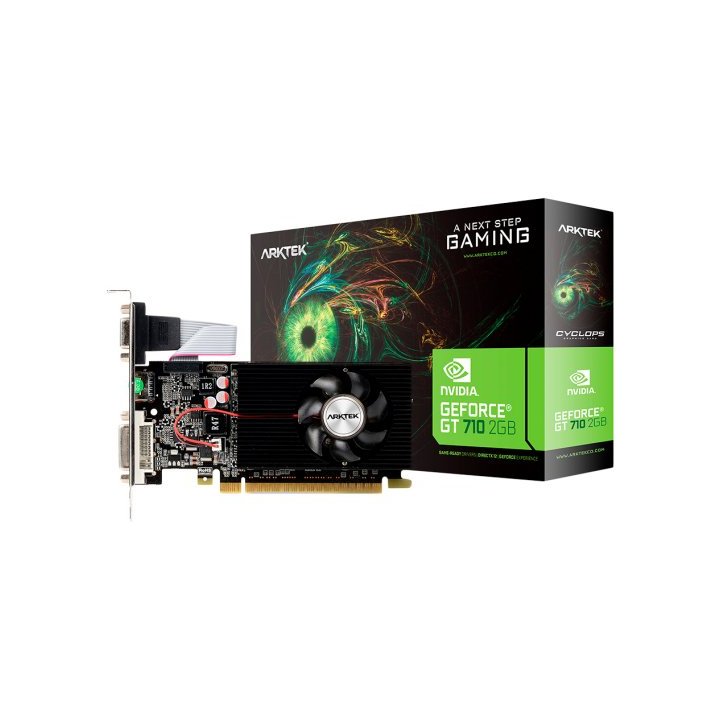 Arktek Nvidia GT710 2GB DDR3 64-bit HDMI / DVI / VGA Graphics Card