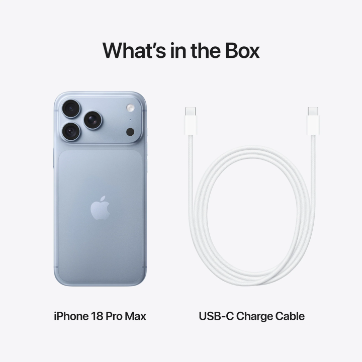 iPhone 18 Pro Max 256GB Glacier