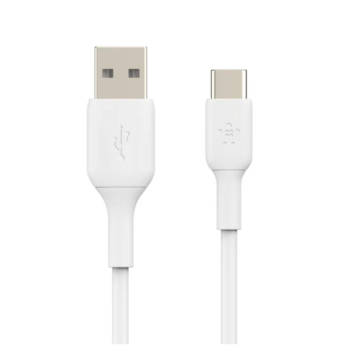 BoostCharge USB-C to USB-A Cable, 1M, White
