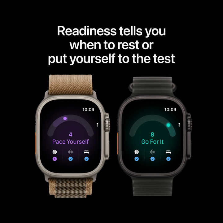 Apple Watch Ultra 4 GPS + Cellular 49mm Natural Titanium Case with Desert Alpine Loop - S