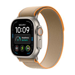 Apple Watch Ultra 4 GPS + Cellular 49mm Natural Titanium Case with Sand Trail Loop - M/L