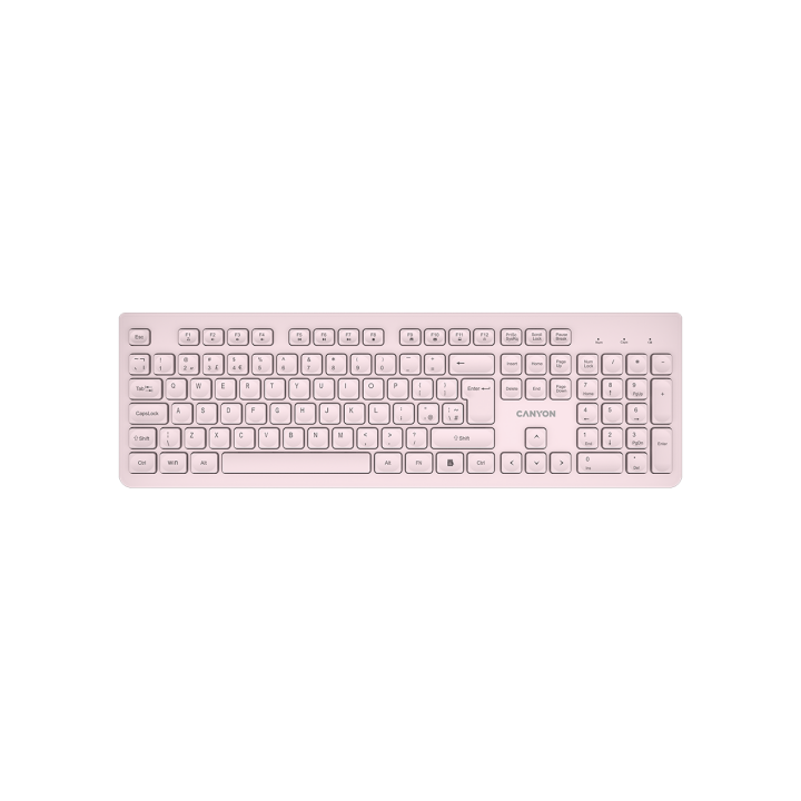 CANYON keyboard HKB-W01 UK/US AAA Wireless Beige