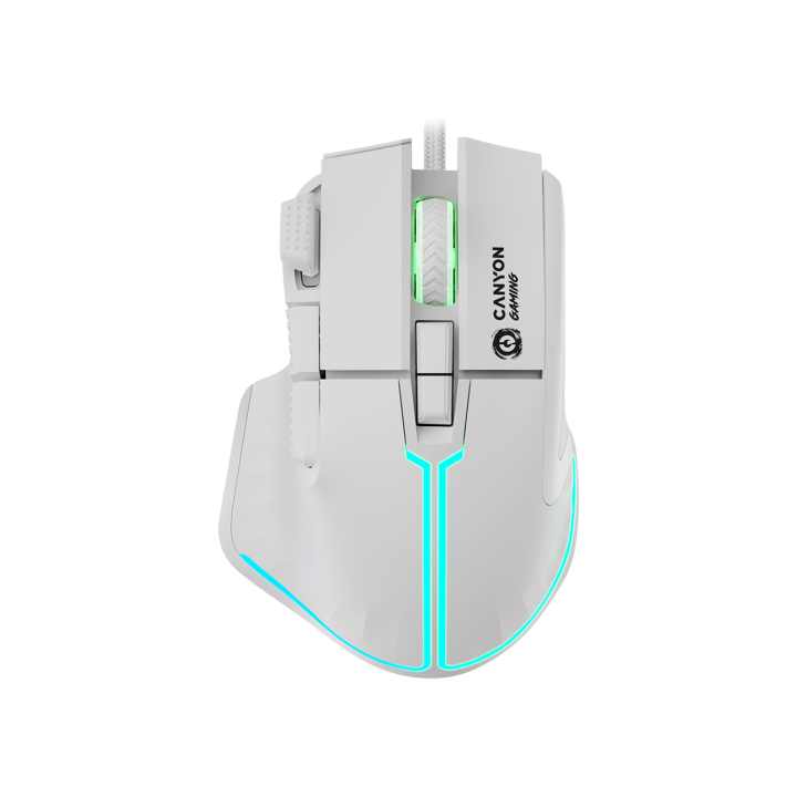 CANYON mouse Fortnax GM-636 RGB 9buttons Wired White