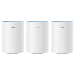 Cudy Dual Band WiFi 5 1200Mbps Fast Ethernet Mesh 3 Pack 