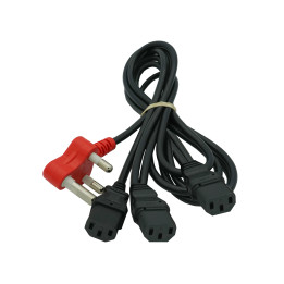 Dedicated 3 Way IEC Power Cable