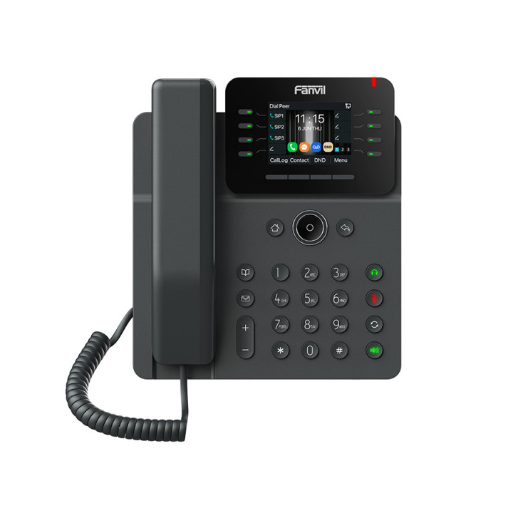 Fanvil 12SIP Colour Screen PoE WiFi 6 VoIP Phone 