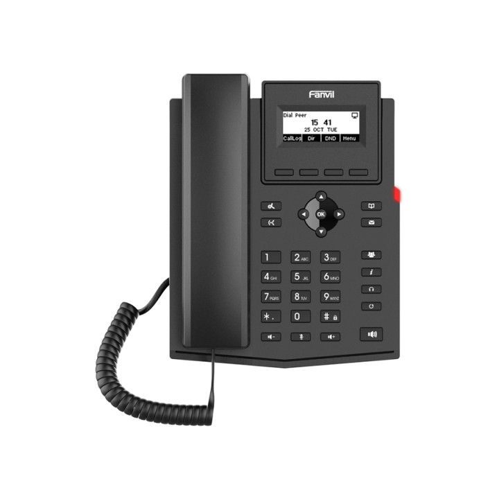 Fanvil 2SIP Gigabit Entry Level PoE VoIP Phone 