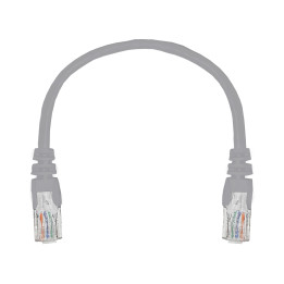 Linkbasic 22cm UTP Cat5e Flylead Grey