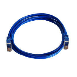 Linkbasic 3 Metre FTP Cat5e Flylead Blue