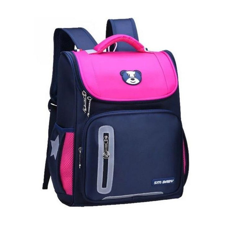 CS BABY PINK & BLACK BACKPACK