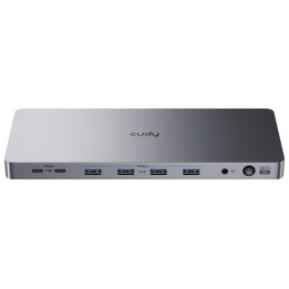 Cudy Dual 4K 10Gbps USB-A & USB-C Gigabit Ethernet Docking Station