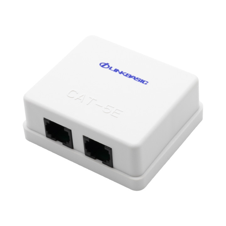 Linkbasic Cat5e Double Surface Mount Box