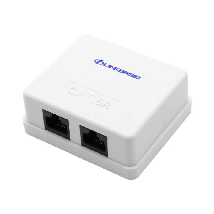Linkbasic Cat6a Double Surface Mount Box