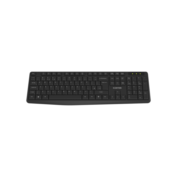 CANYON keyboard KB-W01 Wireless Black