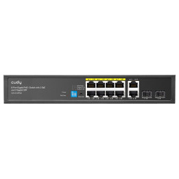Cudy 8 Port Gigabit PoE 110W 2SFP 2 Gigabit Ethernet Switch