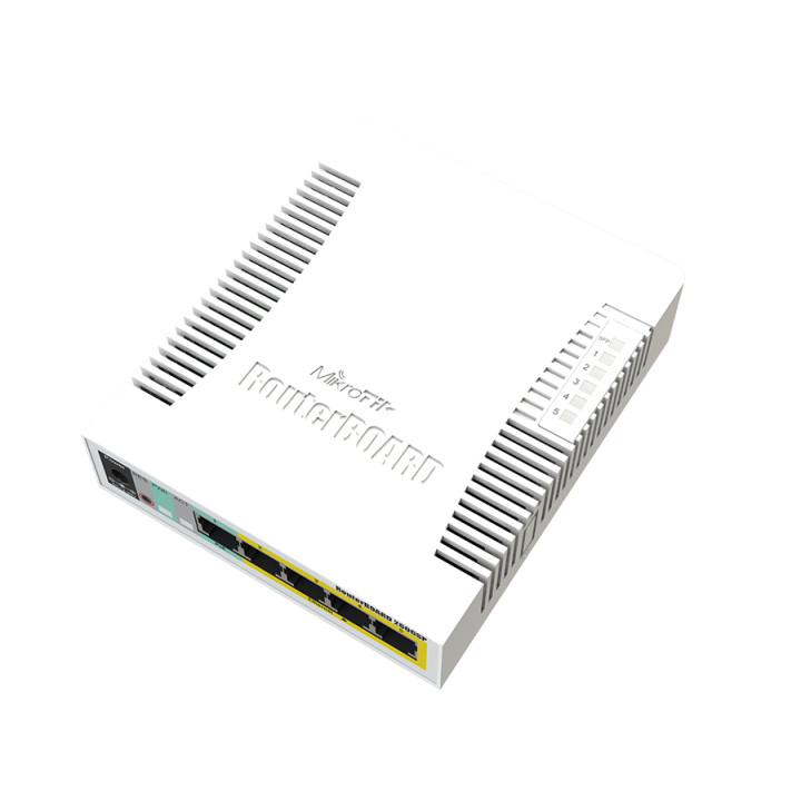 MikroTik SwOS Smart Switch 5 Port Gigabit 1SFP PoE Out 