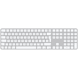 Magic Keyboard with Touch ID and Numeric Keypad for Mac models with Apple silicon - International English - White Keys,Model A31