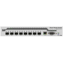 MikroTik Cloud Router Switch 8 Port SFP+ with PoE Input 